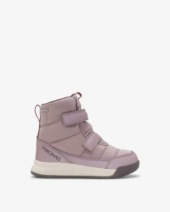 Viking Gore-Tex Barnskor|Vinterskor>Aery Reflex Warm GTX Dusty Pink