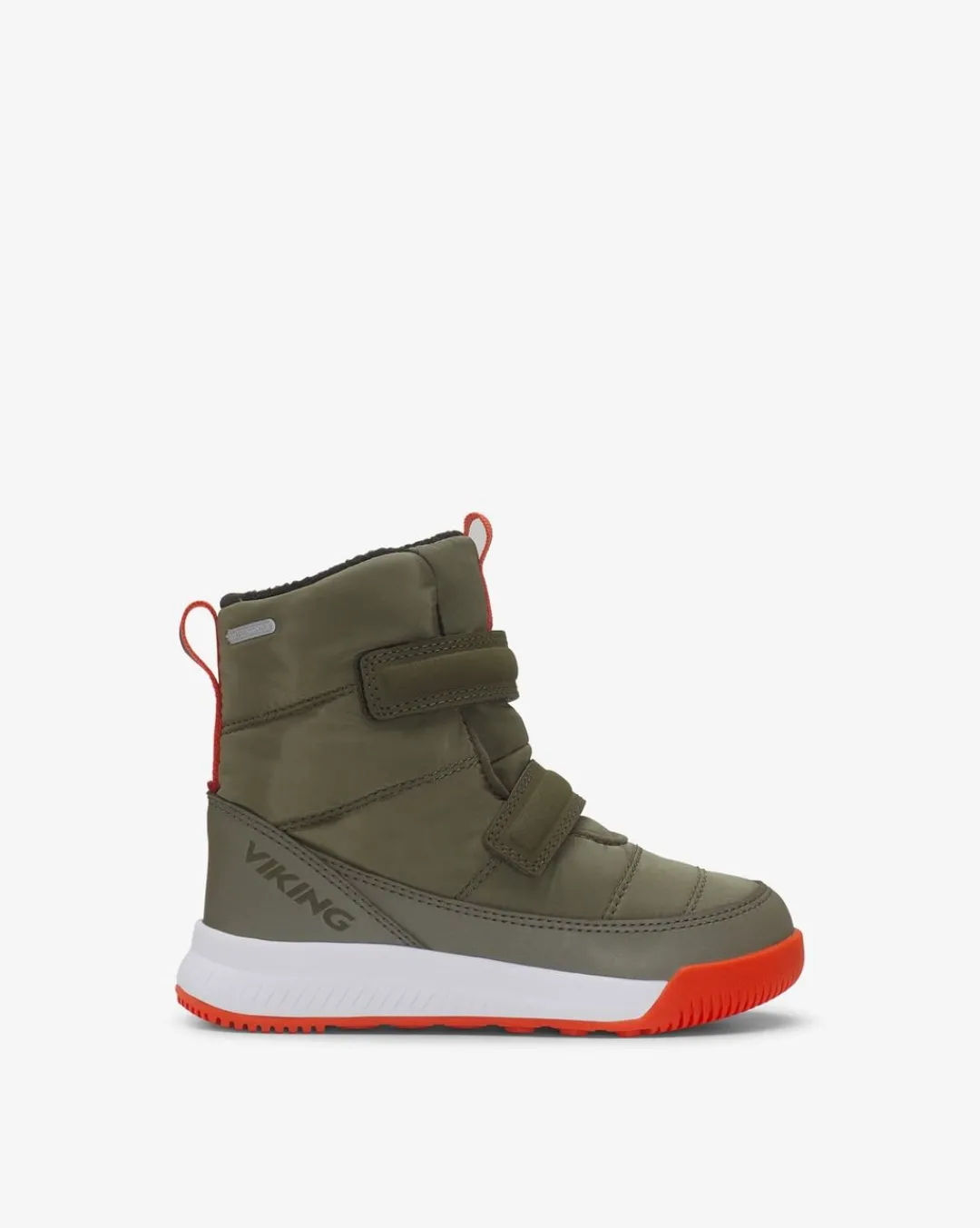 Viking Gore-Tex Barnskor|Vinterskor>Aery Reflex Warm GTX Olive/Red
