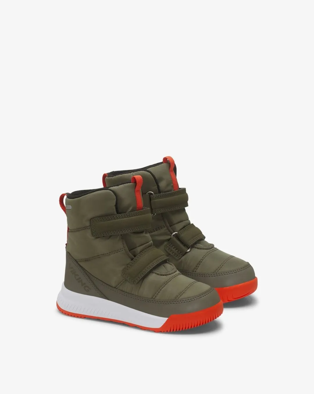 Viking Gore-Tex Barnskor|Vinterskor>Aery Reflex Warm GTX Olive/Red