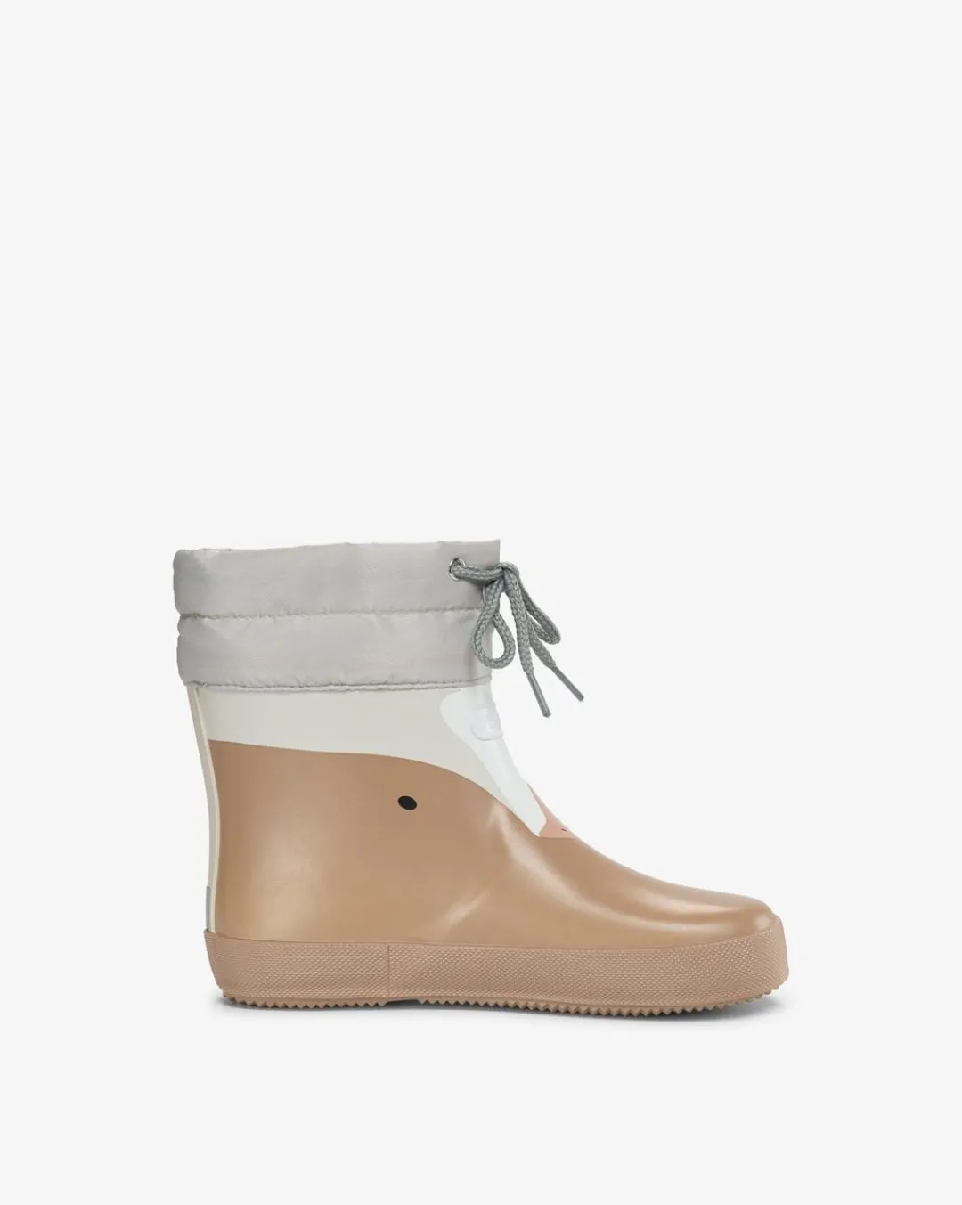 Viking Barfotaskor|Gummistövlar>Alv Barefoot Paw Print Rubber Boot Beige