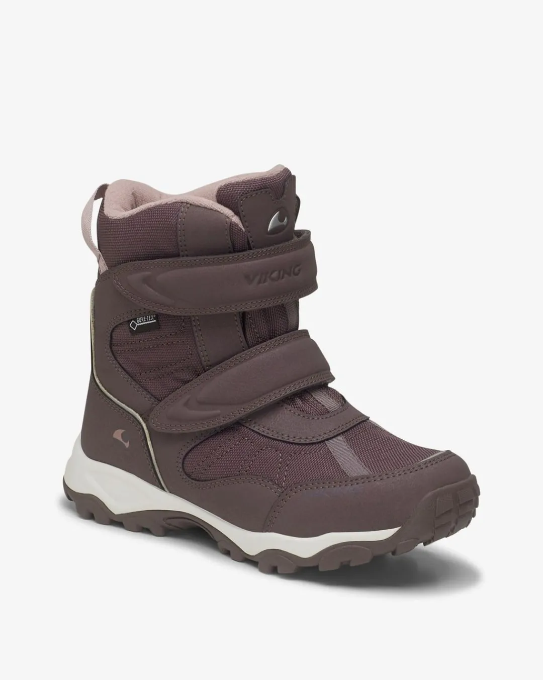 Viking Gore-Tex Barnskor|Vinterskor>Beito Warm GTX 2V Plum/Dusty Pink