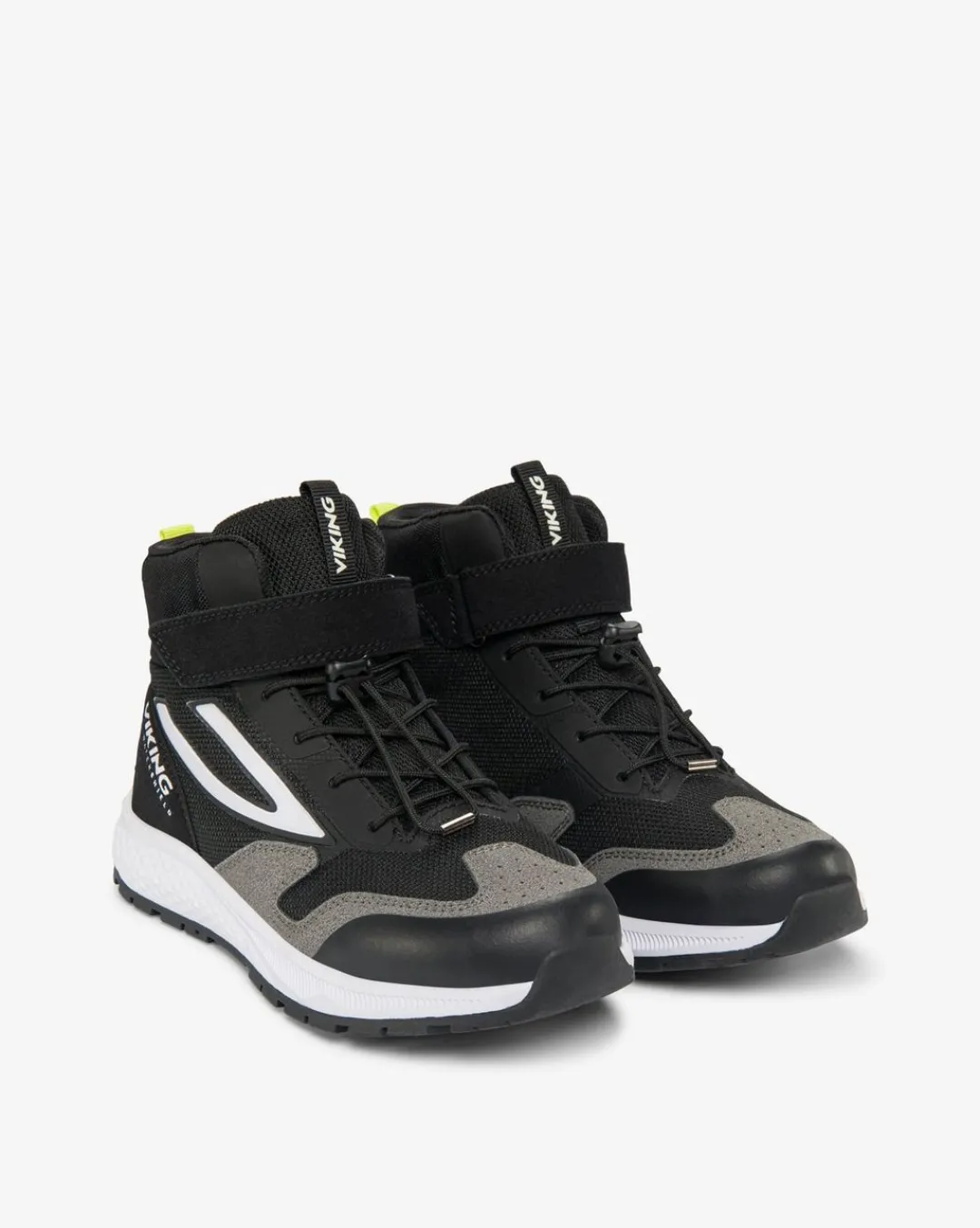 Viking Sneakers|Höstskor / Vårskor>Century Mid WP 1V SL Black/Lime