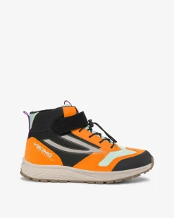 Viking Sneakers|Höstskor / Vårskor>Century Mid WP 1V SL Jr Black/Orange