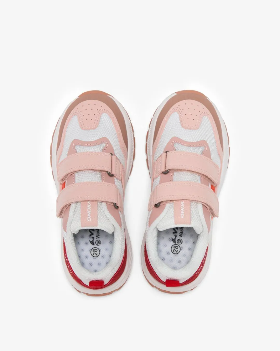 Viking Sneakers>Century WP 2V Eggshell/Red