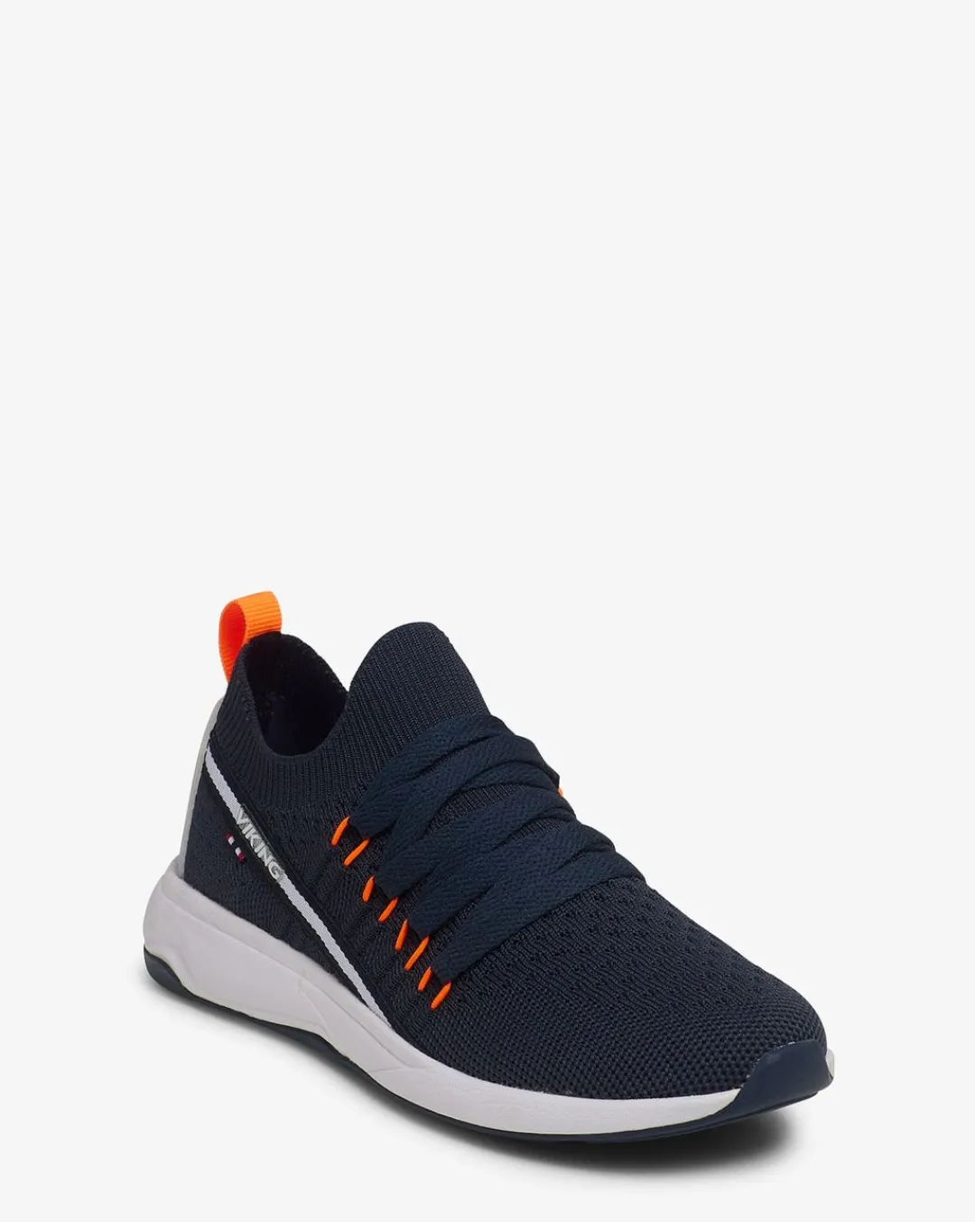 Viking Sneakers>Engvik Low Navy/Orange