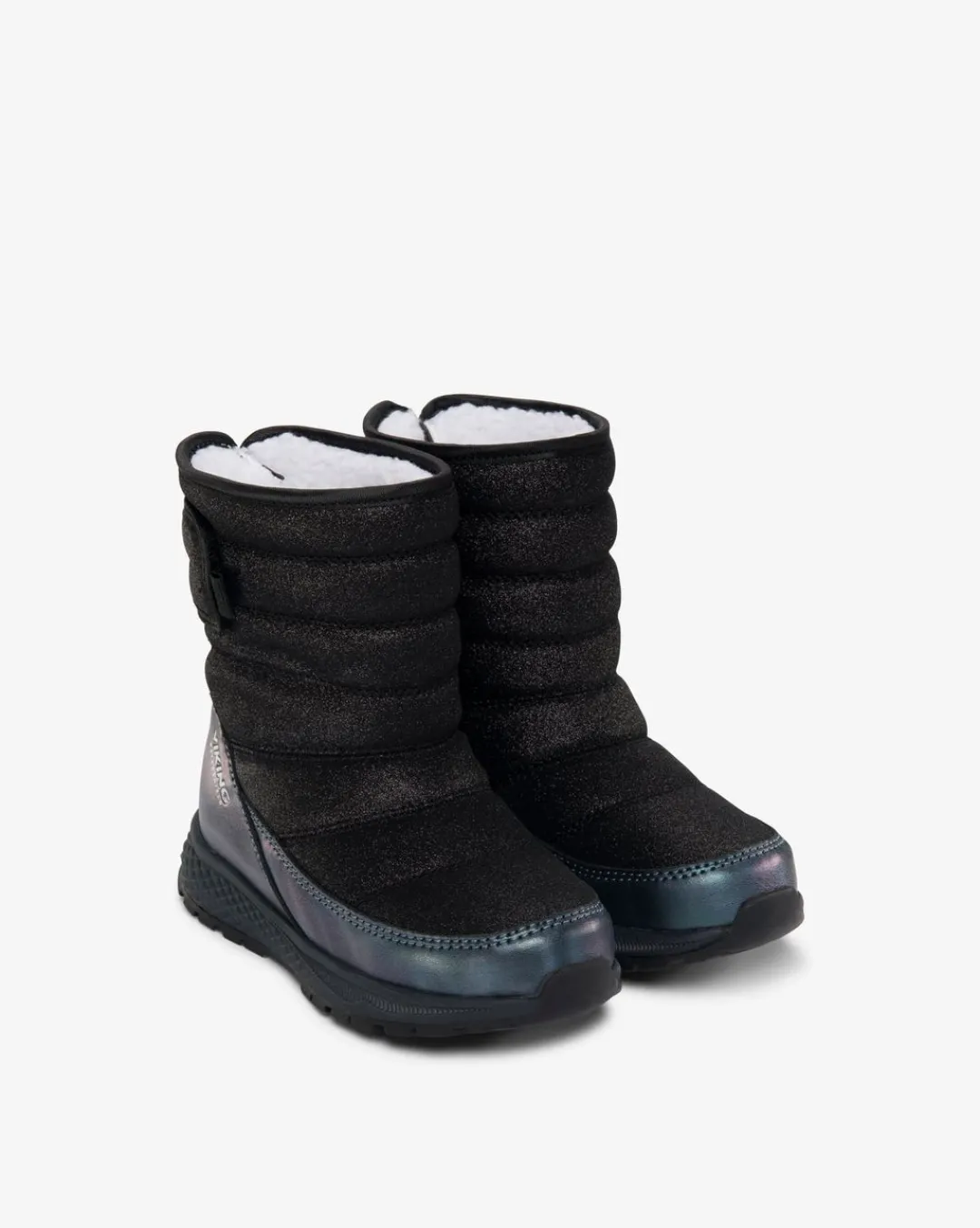Viking Vinterskor>Equip Glitter Warm WP Pull-on Black