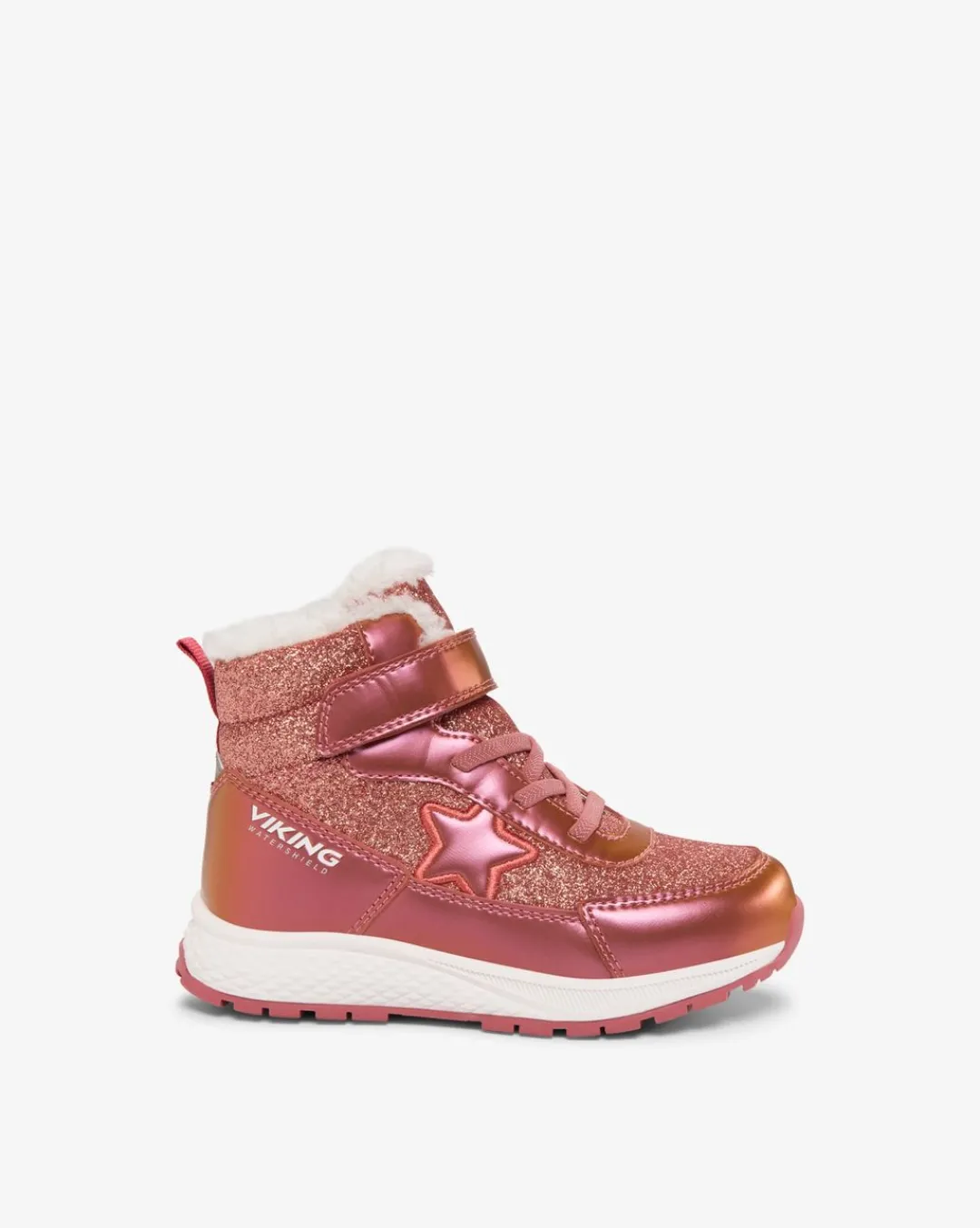 Viking Vinterskor>Equip Star Warm WP 1V SL Pink