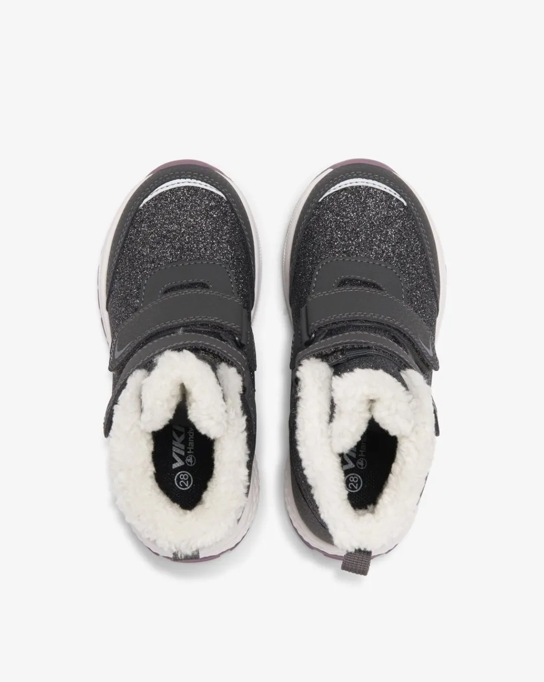 Viking Vinterskor>Equip Warm WP 2V Charcoal/Dusty Pink