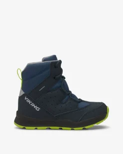 Viking Vinterskor>Espo High 2 WP Lace Warm Navy/Blue