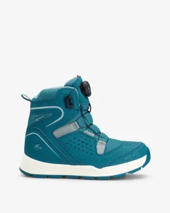 Viking Gore-Tex Barnskor|Vinterskor>Espo Mid Warm GTX BOA Petrol/Bluegreen