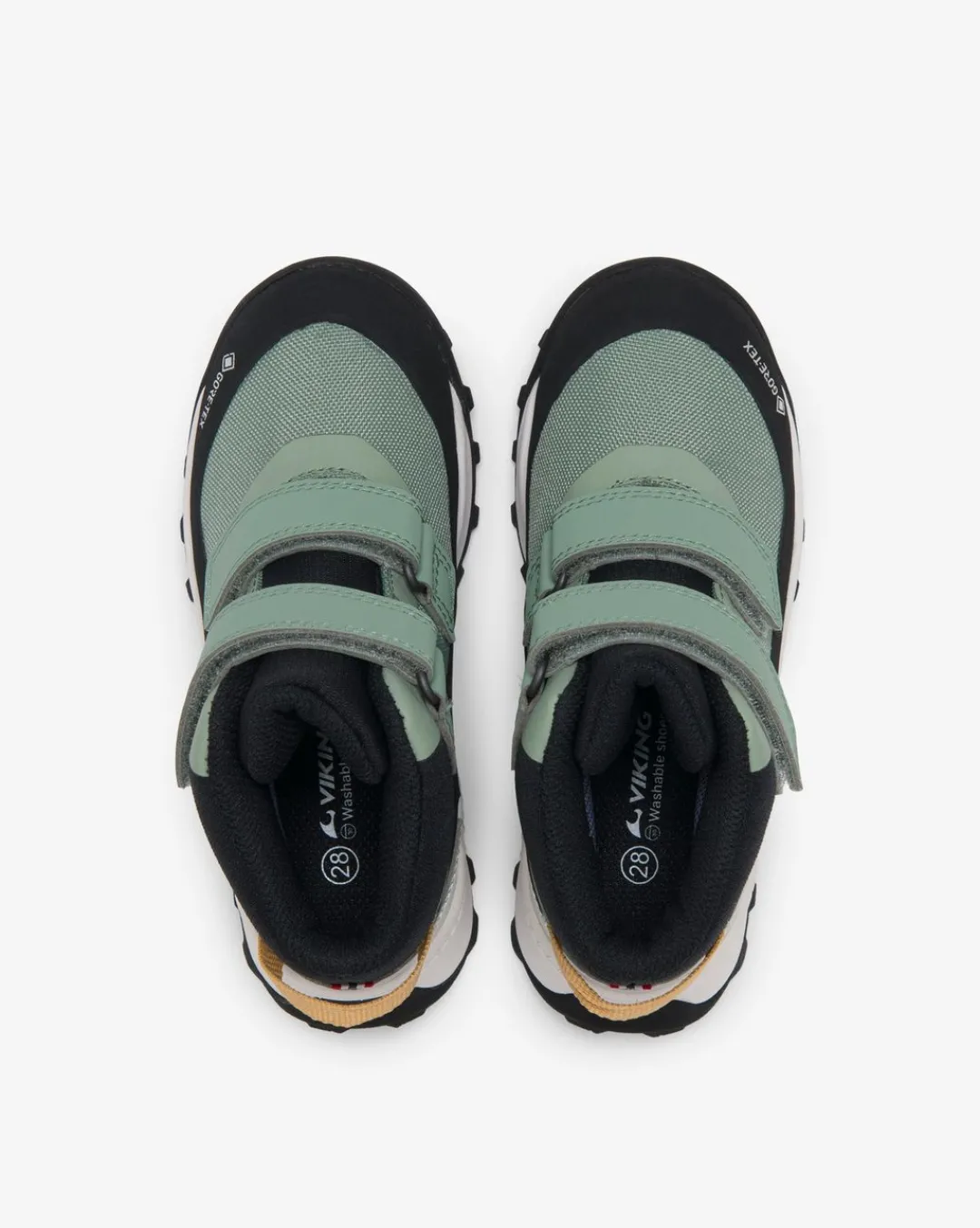 Viking Sneakers|Gore-Tex Barnskor>Expower Mid GTX 2V Green