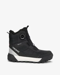 Viking Gore-Tex Barnskor>Expower Warm GTX BOA Black