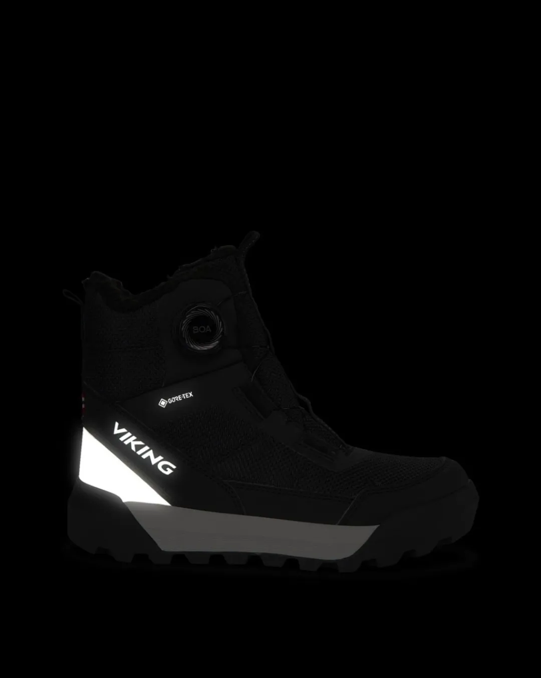 Viking Gore-Tex Barnskor>Expower Warm GTX BOA Black