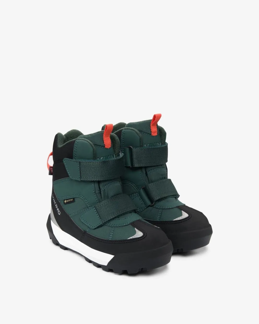 Viking Gore-Tex Barnskor|Vinterskor>Expower Warm GTX 2V Dark Green/Red