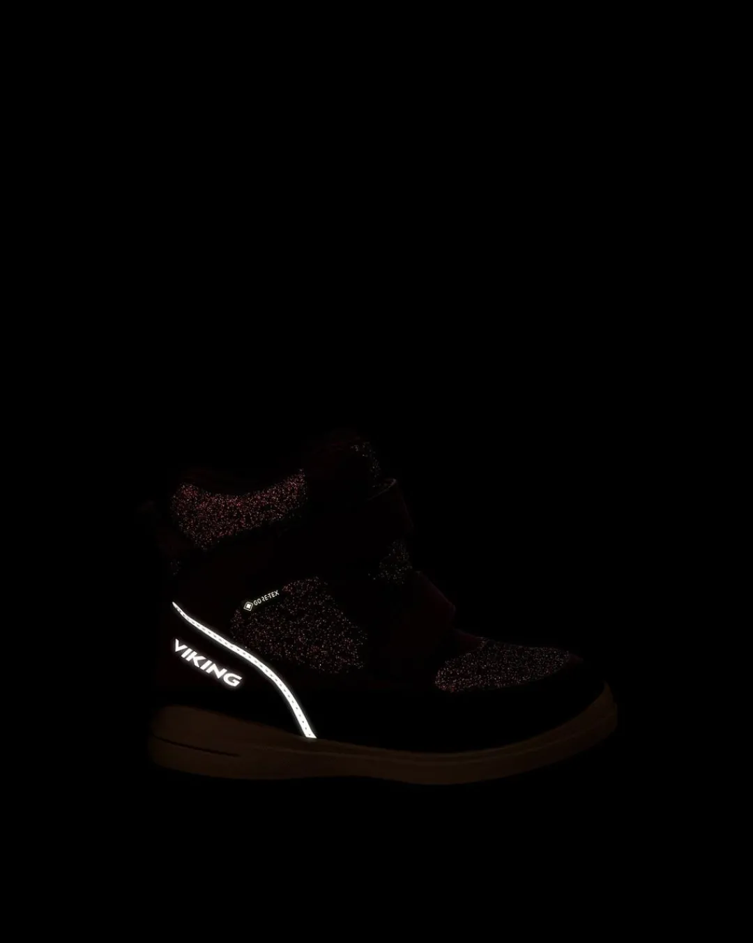 Viking Gore-Tex Barnskor|Vinterskor>Fun Glitter Warm GTX 2V Plum