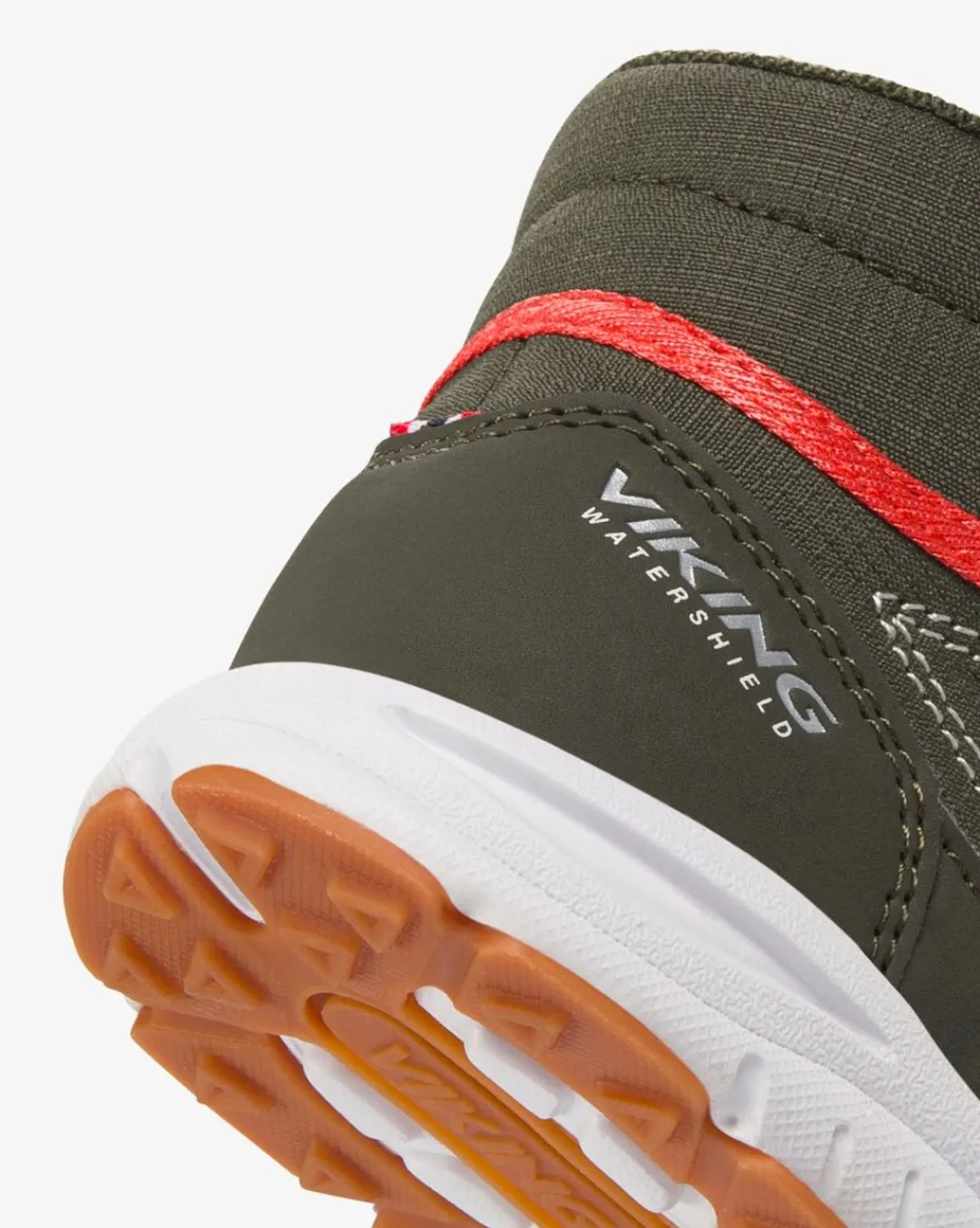 Viking Sneakers|Höstskor / Vårskor>Hovet Mid WP 1V Olive/Red