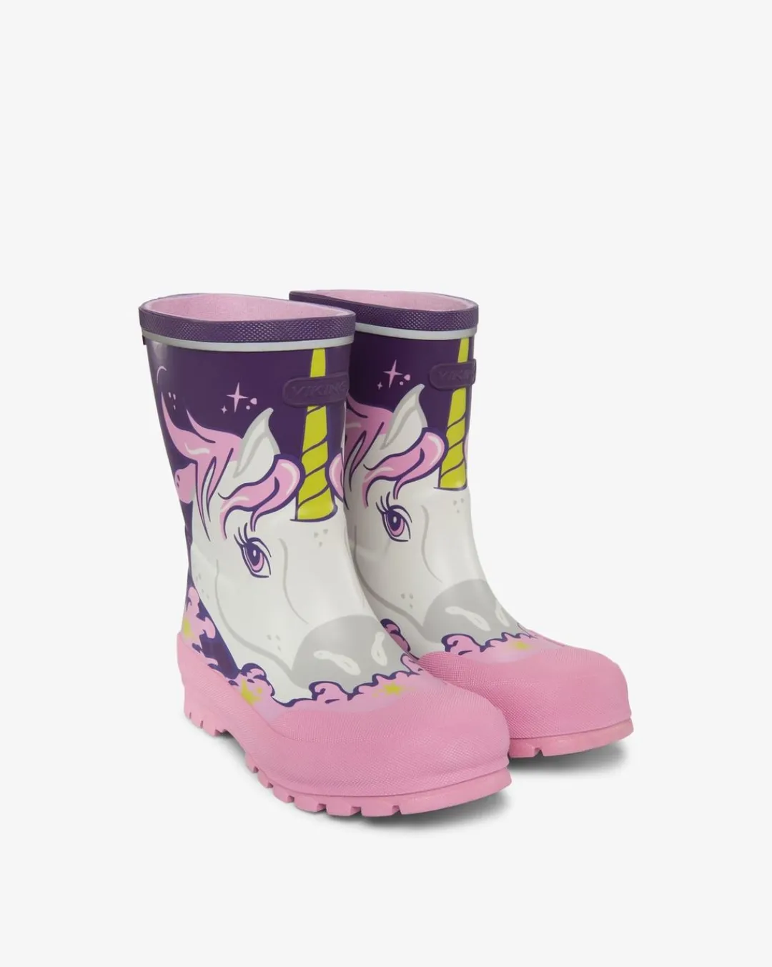 Viking Gummistövlar>Jolly Print Rubber Boots Purple/Multi