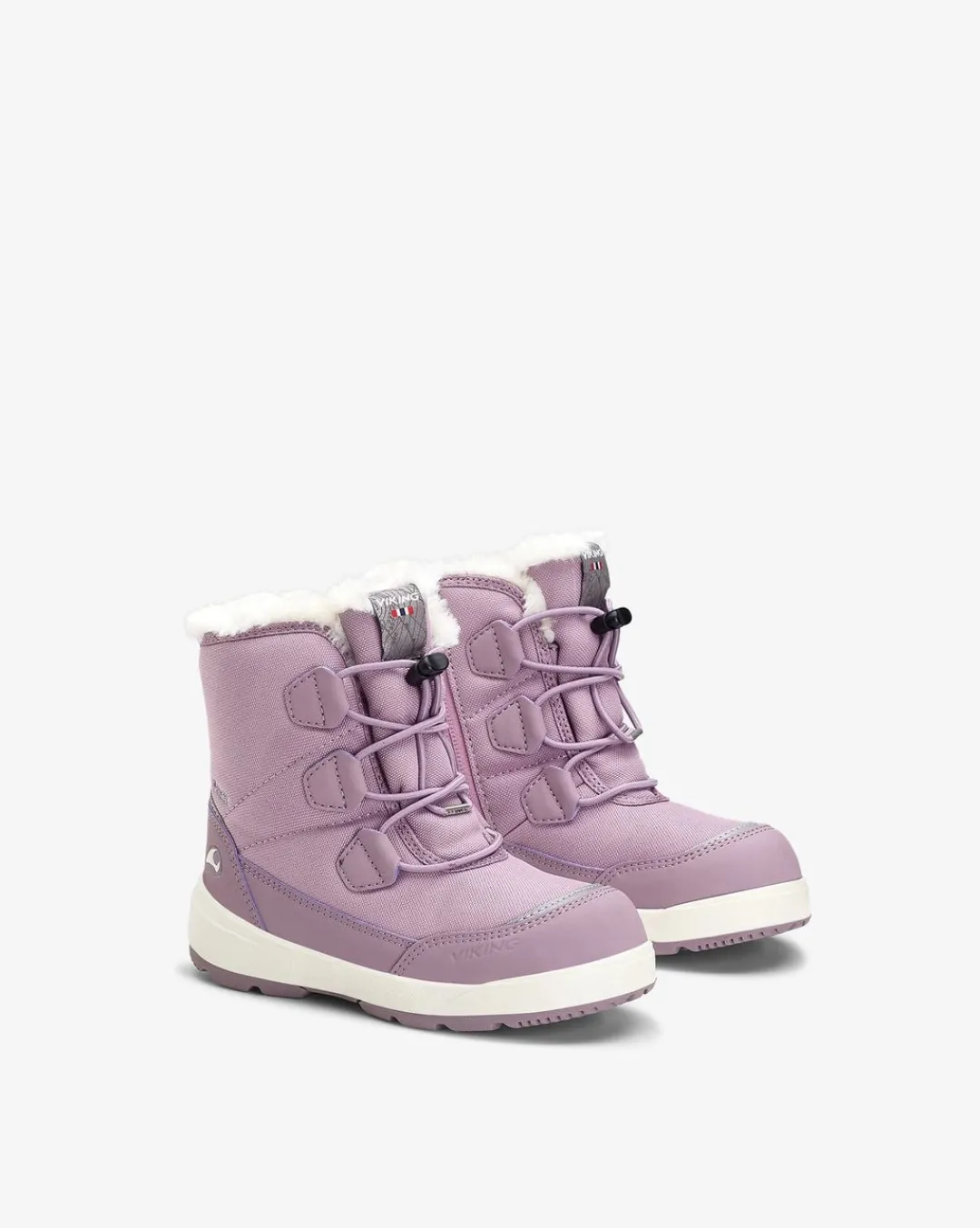 Viking Gore-Tex Barnskor|Vinterskor>Montebello Warm GTX Zip Dusty Pink