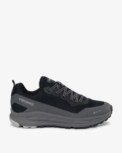 Viking Sneakers|Gore-Tex Herrskor>Motion Low GTX M Black/Charcoal