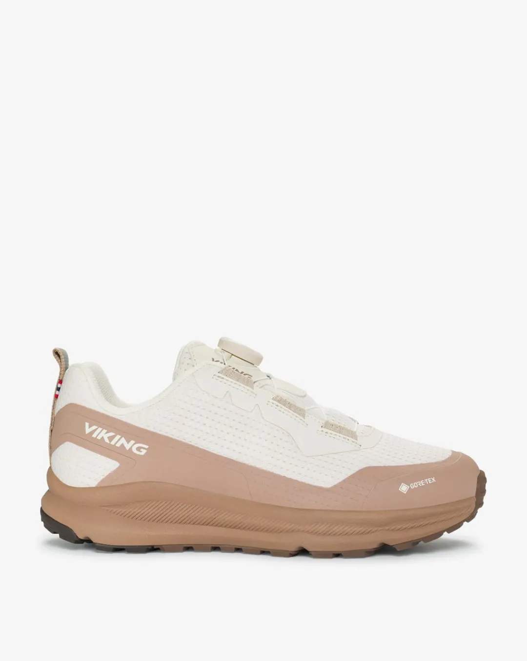 Viking Sneakers|Gore-Tex Damskor>Motion Low GTX BOA W Cream/Brown
