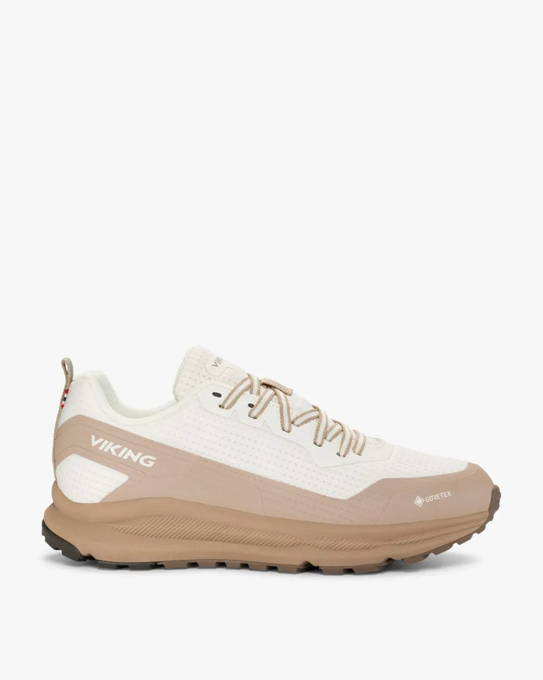 Viking Sneakers|Gore-Tex Damskor>Motion Low GTX W Cream/Brown