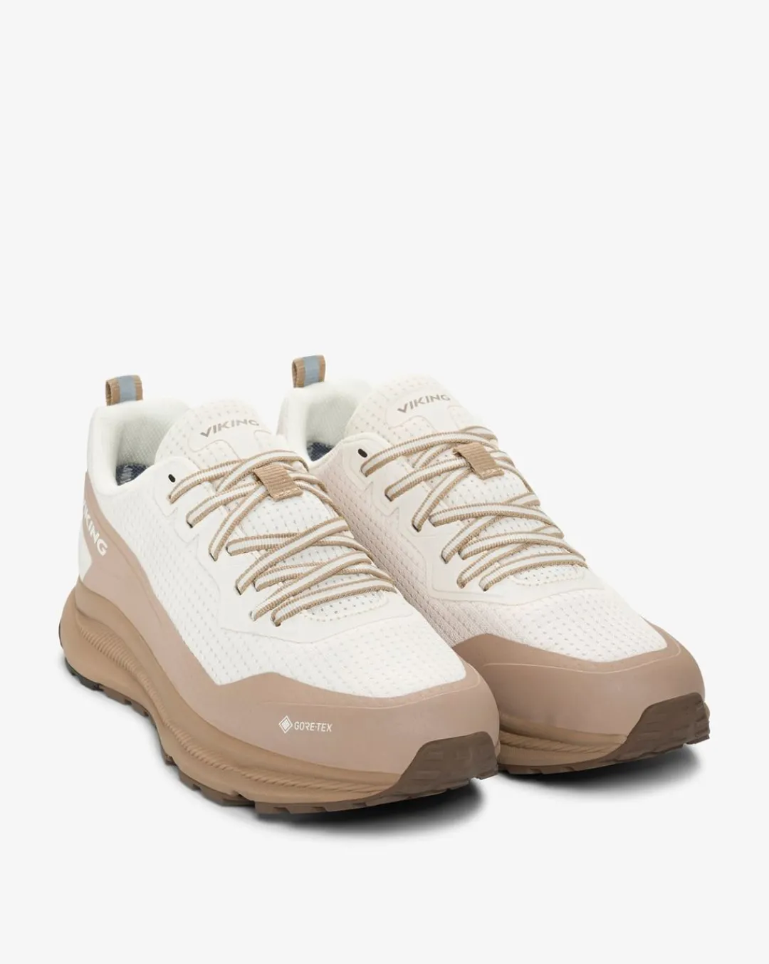 Viking Sneakers|Gore-Tex Damskor>Motion Low GTX W Cream/Brown