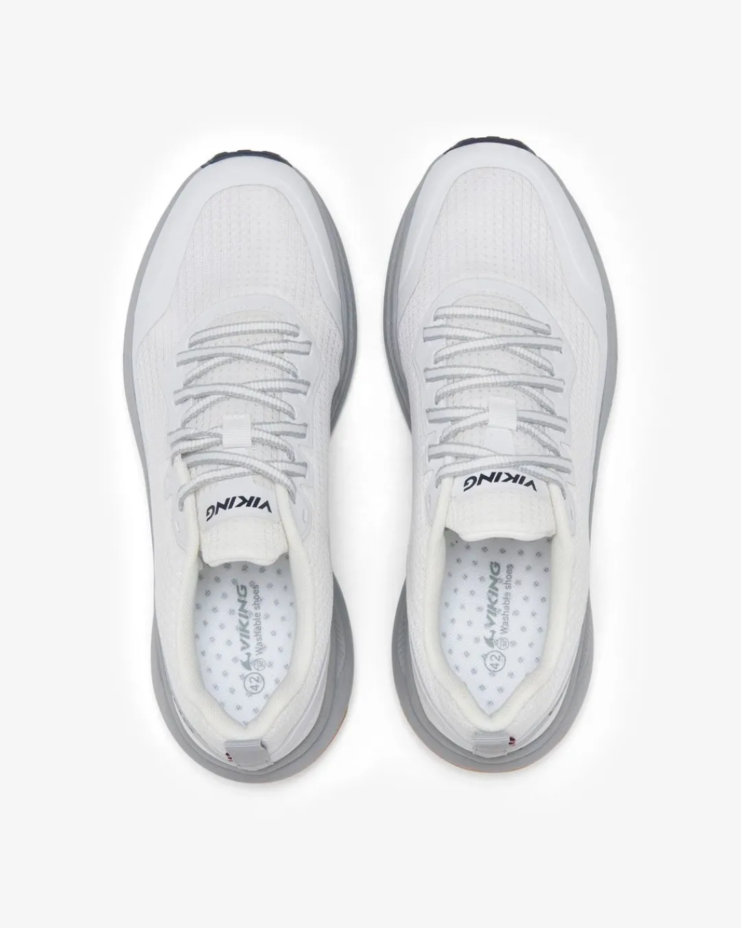 Viking Sneakers>Motion Low M White/Mustard