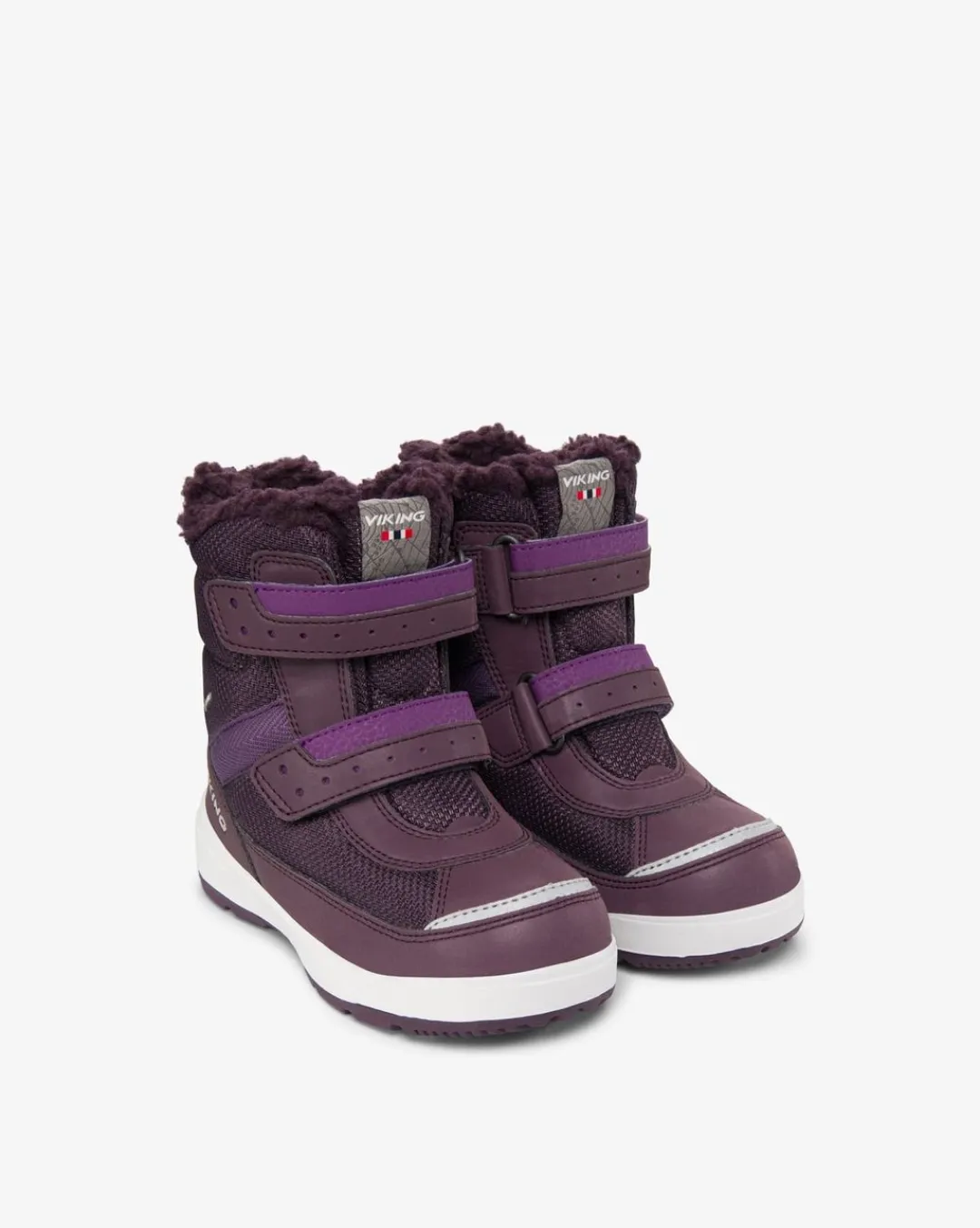 Viking Gore-Tex Barnskor|Vinterskor>Play Reflex Warm GTX 2V Grape/Purple