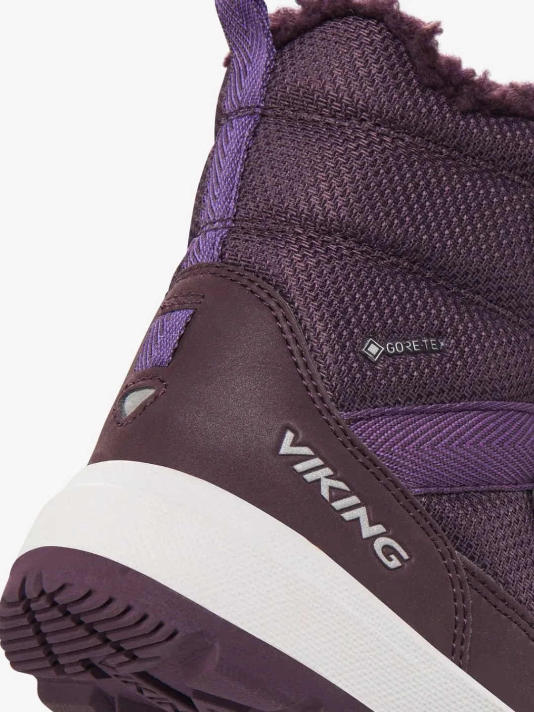 Viking Gore-Tex Barnskor|Vinterskor>Play Reflex Warm GTX 2V Grape/Purple