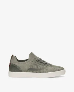 Viking Sneakers>Retro Knitted Low Jr Olive