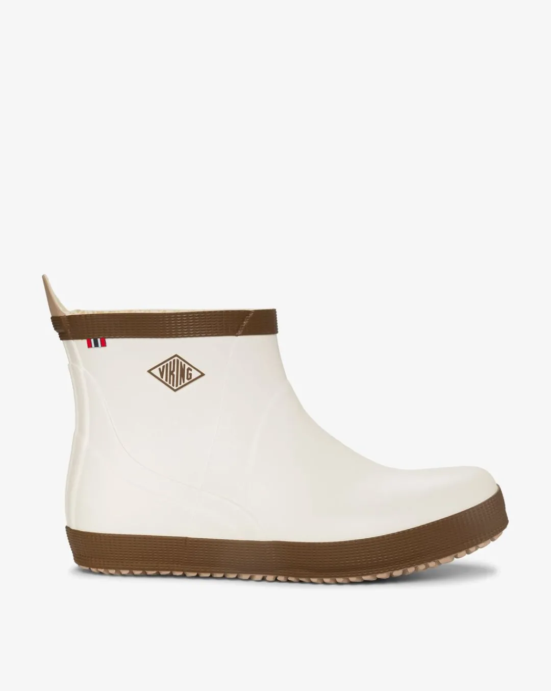 Viking Gummistövlar|Gummistövlar>Seilas Heritage Low Rubber Boot Cream/Brown