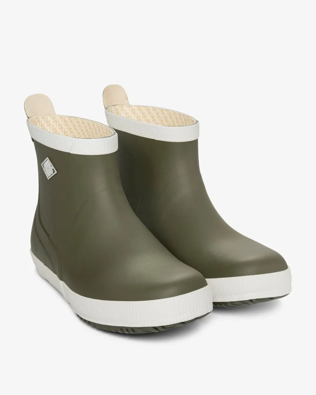 Viking Gummistövlar|Gummistövlar>Seilas Heritage Low Rubber Boot Olive/Eggshell