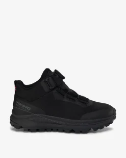 Viking Vinterskor>Stride Mid Spike Warm BOA WP W Black