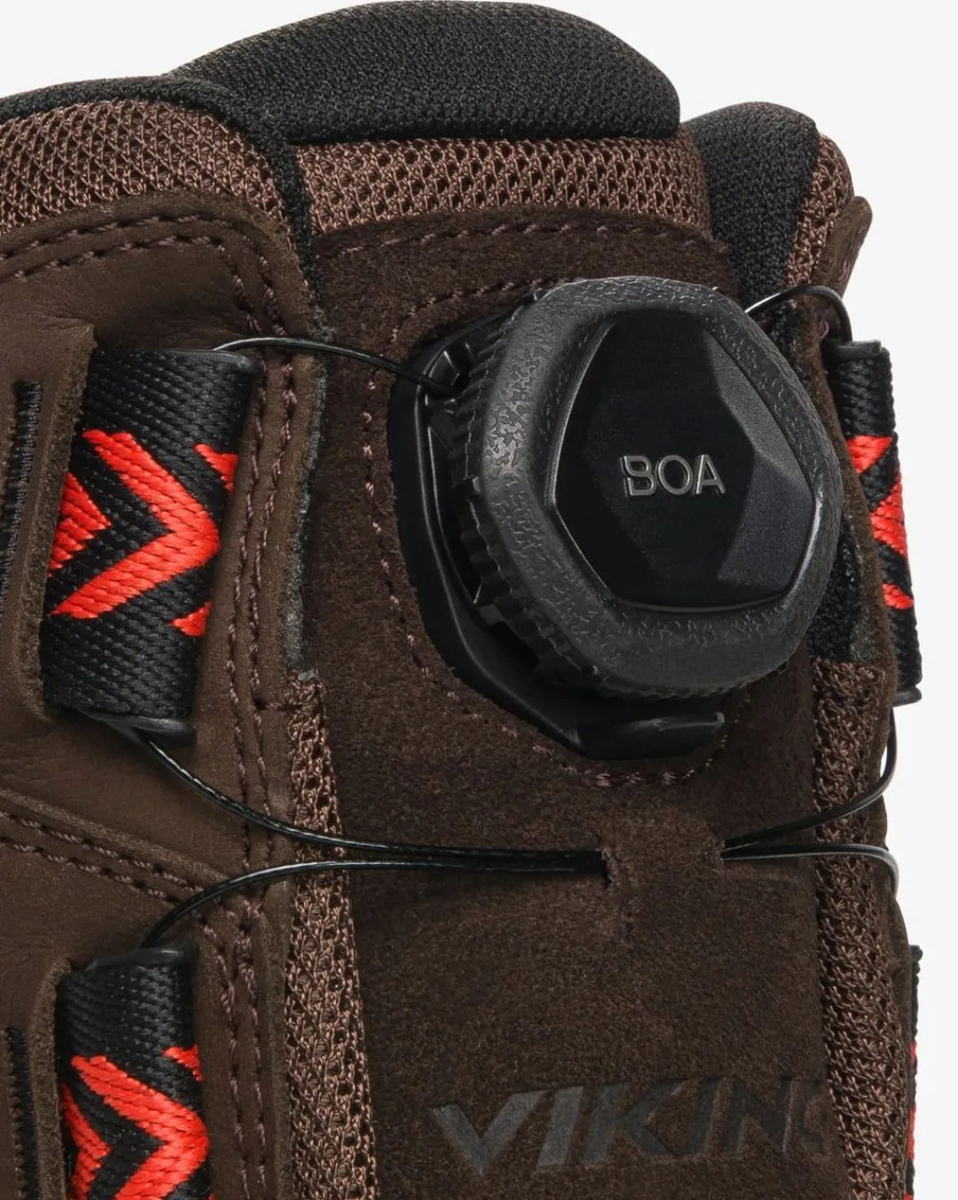 Viking Jaktstövlar|Gore-Tex Herrskor>Villrein High GTX BOA Hunting Boot Dark Brown/Red