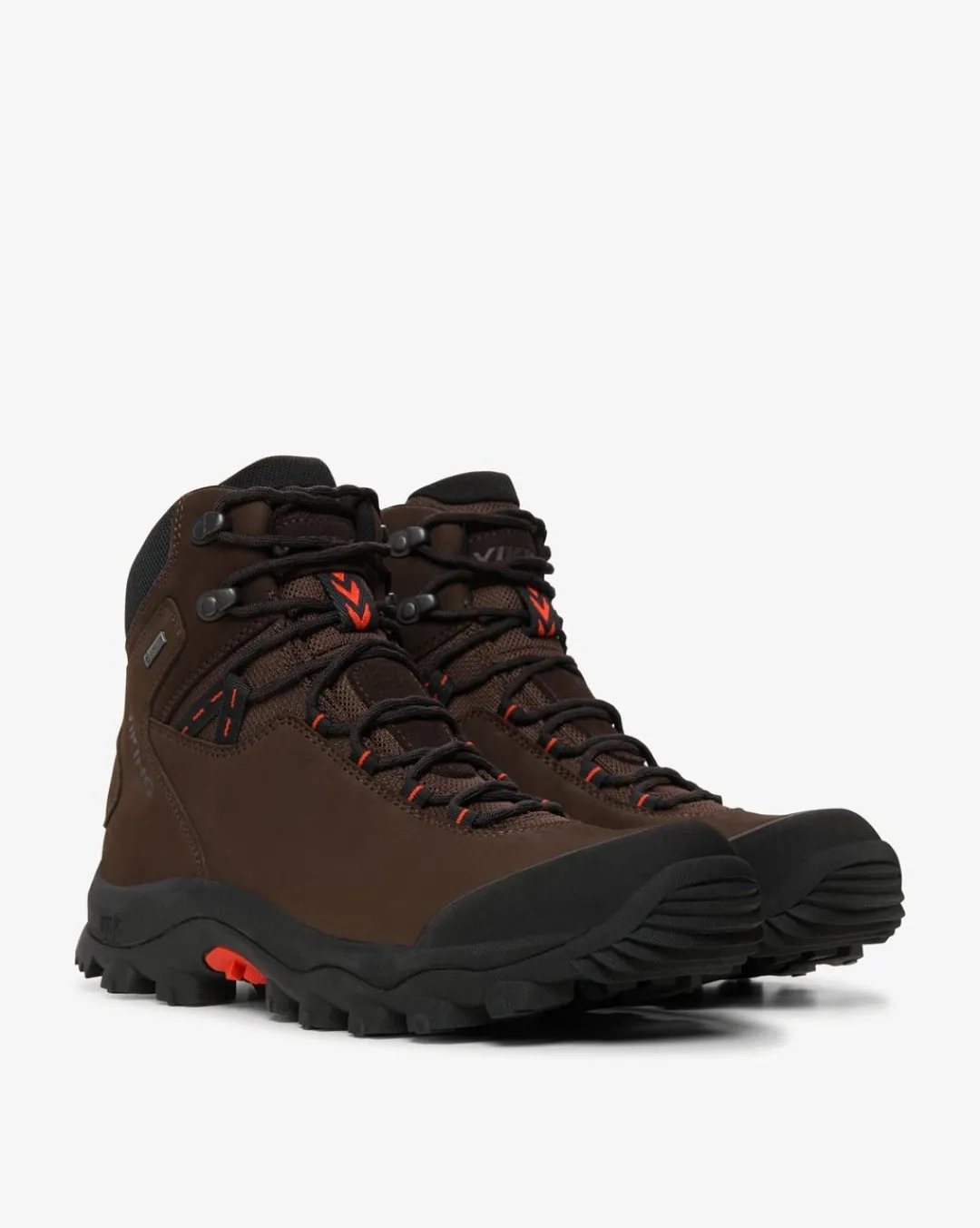Viking Jaktstövlar|Gore-Tex Herrskor>Villrein Mid GTX M Dark Brown/Red